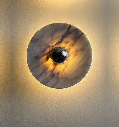 Messier Marble Rechargeable Wall Lamp - NexioPick