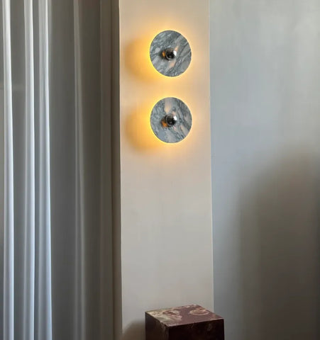 Messier Marble Rechargeable Wall Lamp - NexioPick