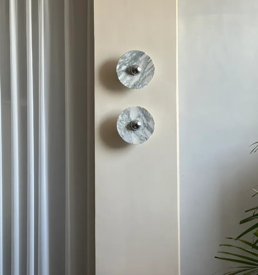 Messier Marble Rechargeable Wall Lamp - NexioPick