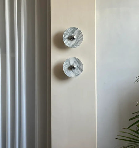 Messier Marble Rechargeable Wall Lamp - NexioPick