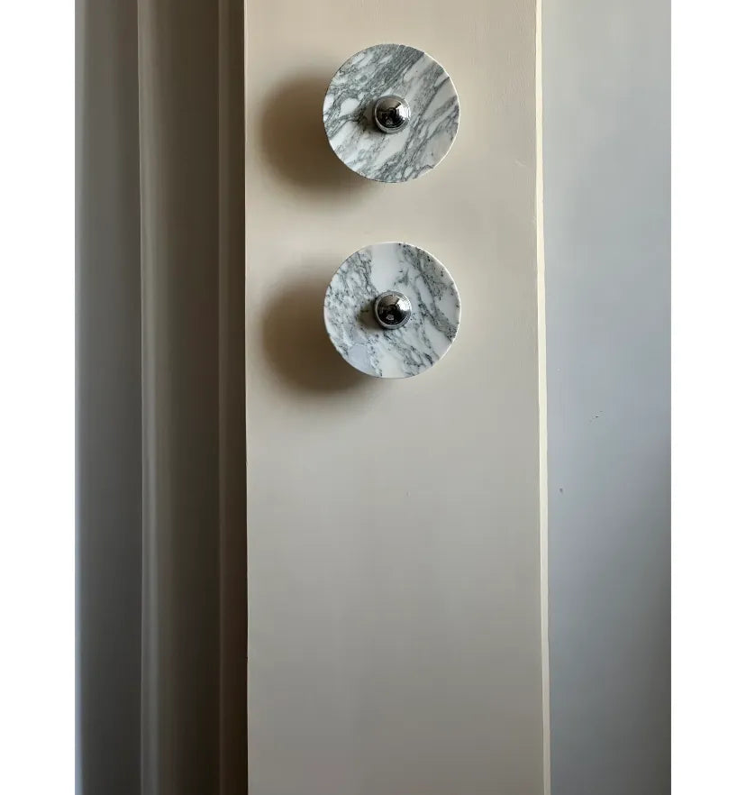 Messier Marble Rechargeable Wall Lamp - NexioPick