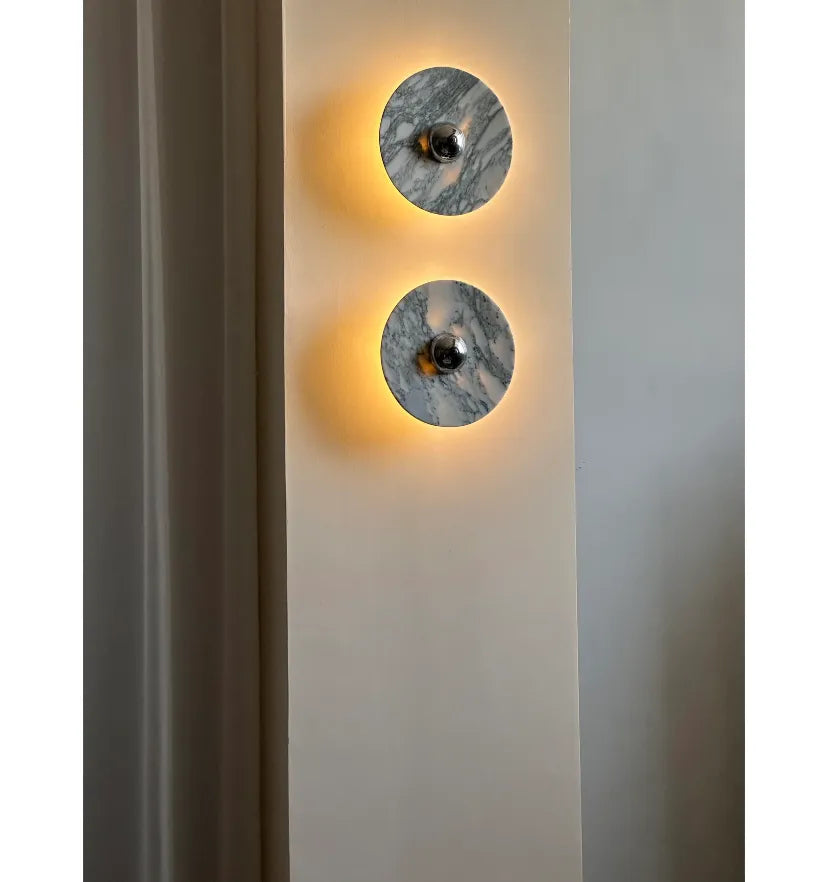 Messier Marble Rechargeable Wall Lamp - NexioPick