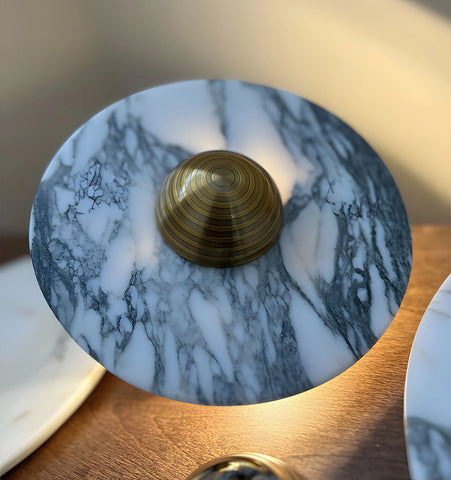 Messier Marble Rechargeable Wall Lamp - NexioPick