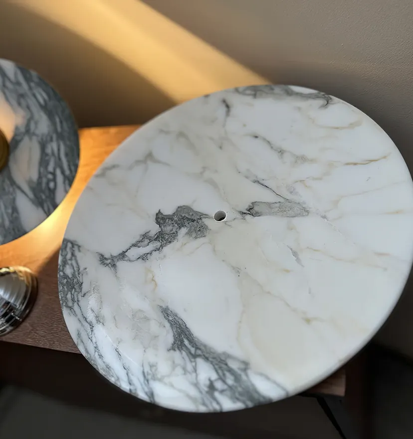 Messier Marble Rechargeable Wall Lamp - NexioPick