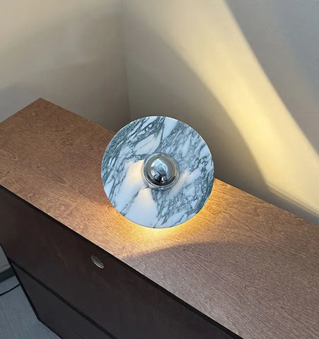 Messier Marble Rechargeable Wall Lamp - NexioPick