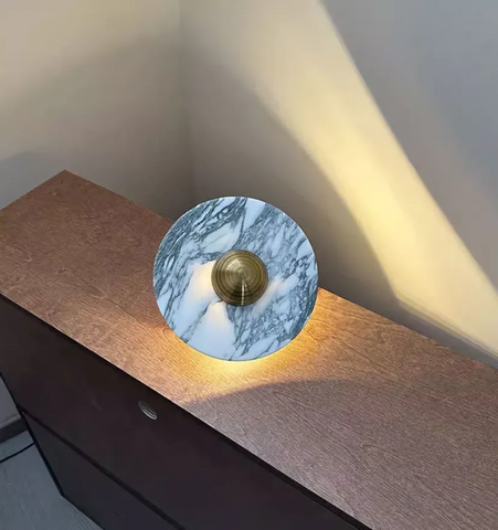 Messier Marble Rechargeable Wall Lamp - NexioPick