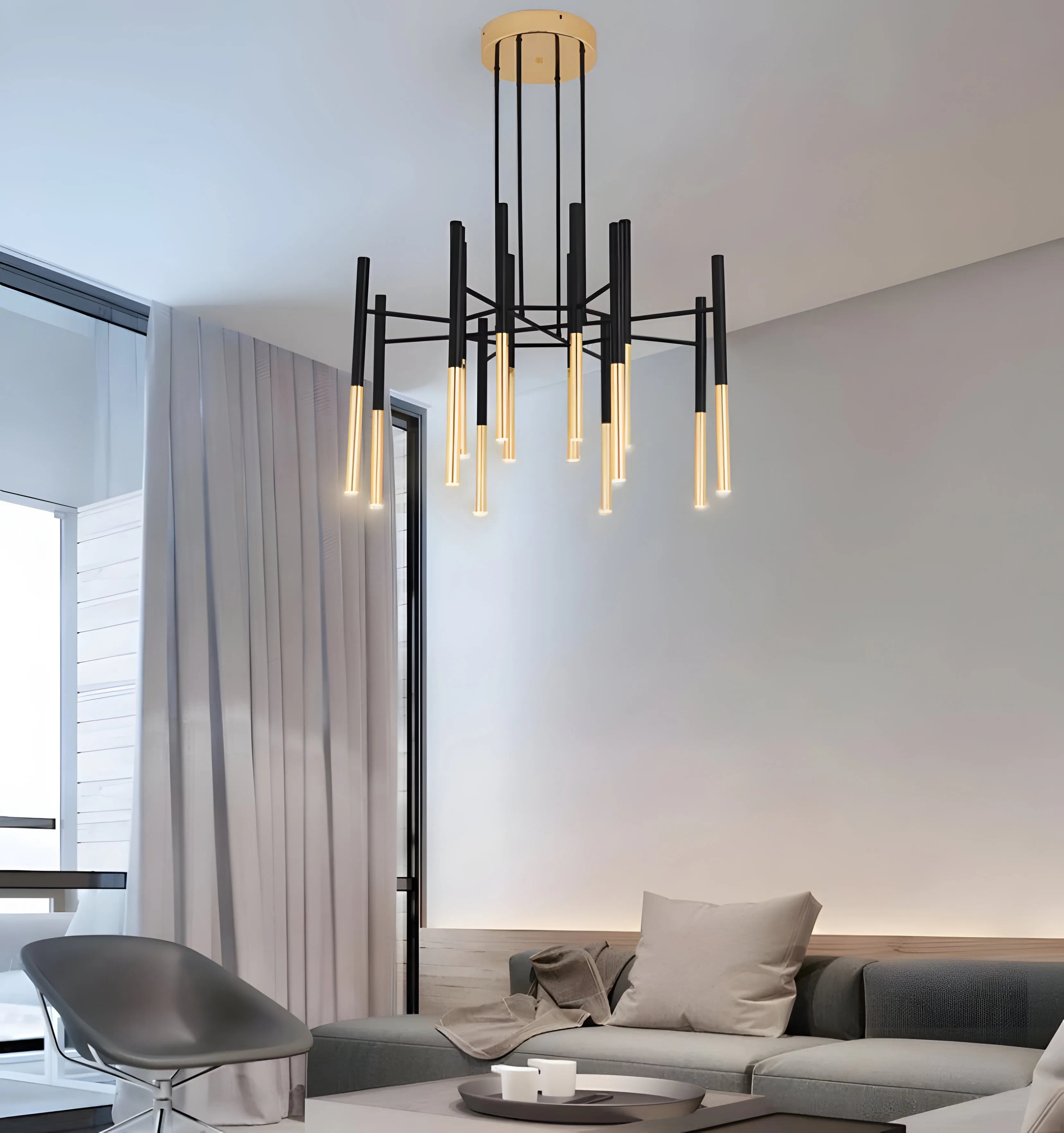 Metal Tubular Chandelier - NexioPick
