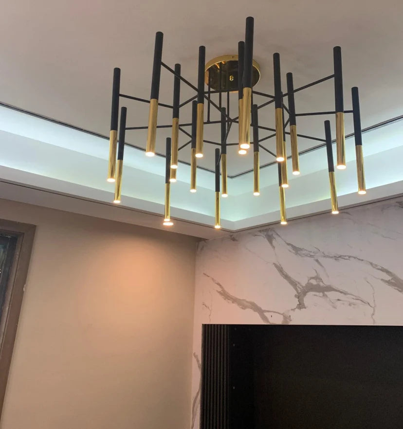 Metal Tubular Chandelier - NexioPick
