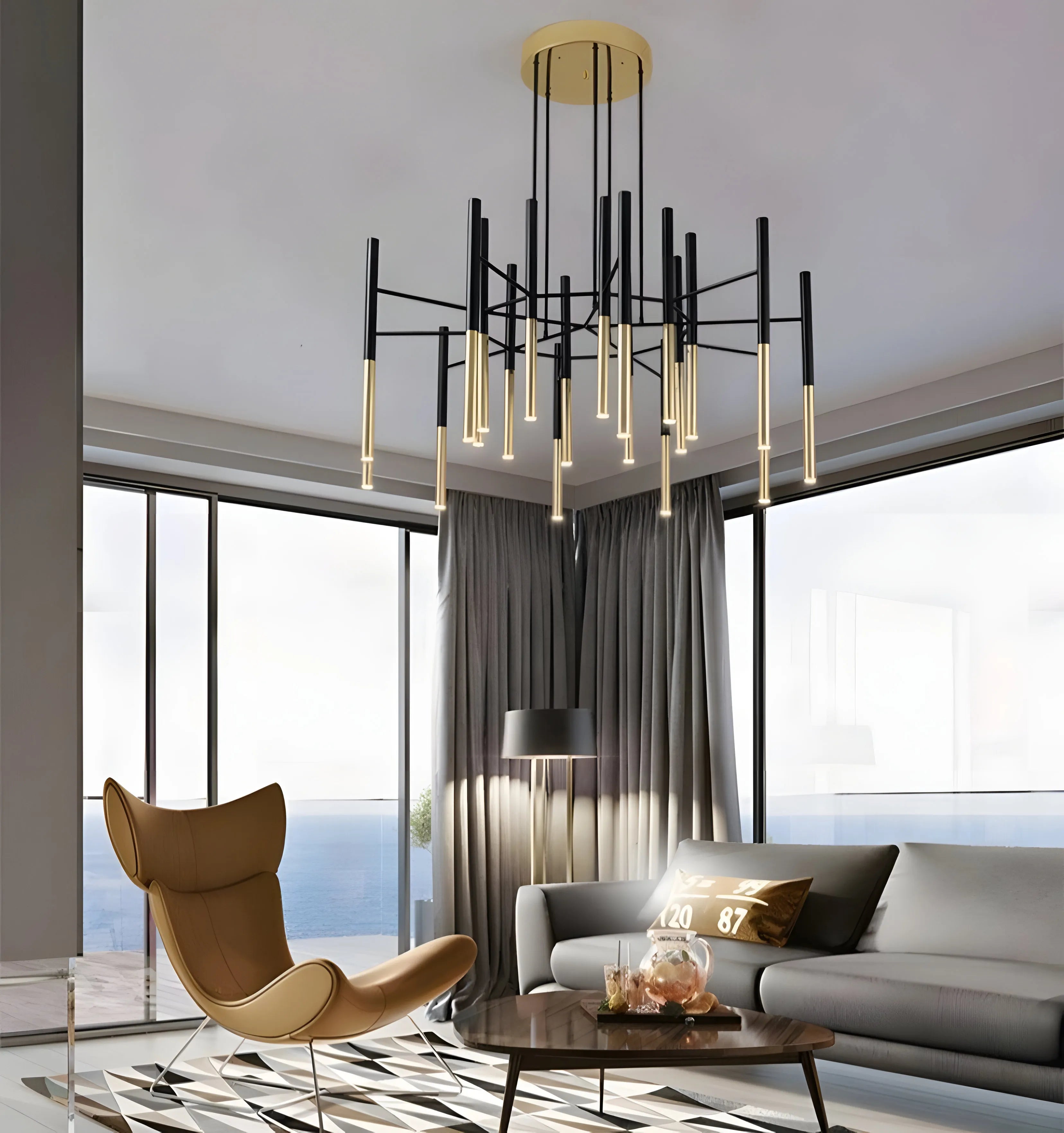 Metal Tubular Chandelier - NexioPick