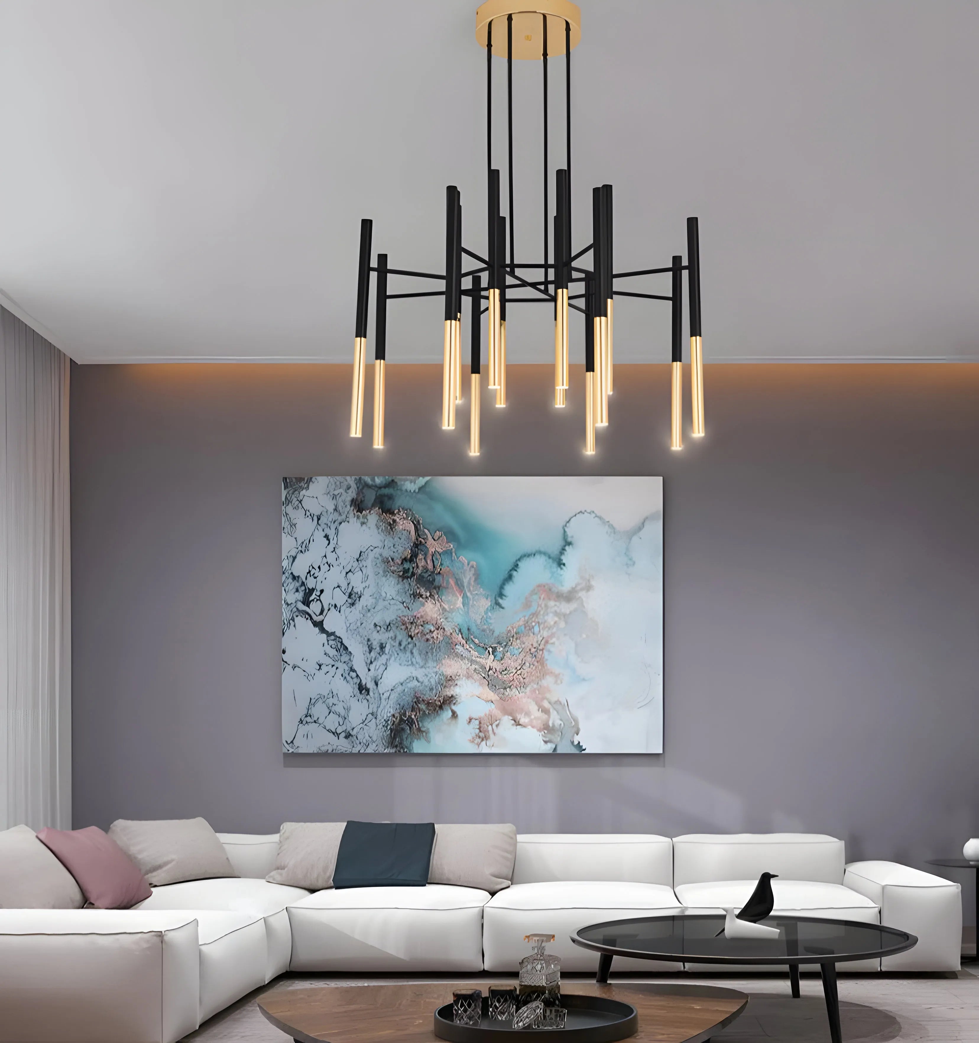 Metal Tubular Chandelier - NexioPick