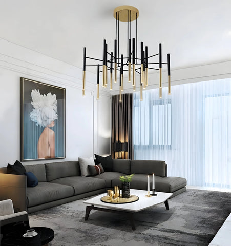 Metal Tubular Chandelier - NexioPick