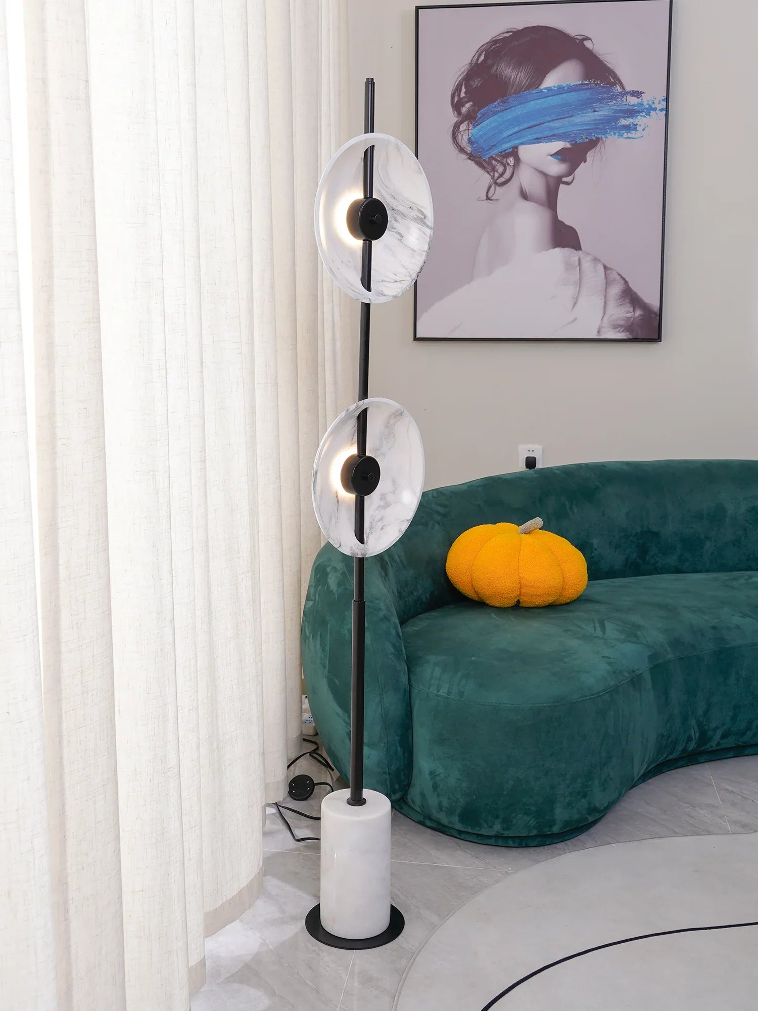 Double Moon Floor Lamp - NexioPick