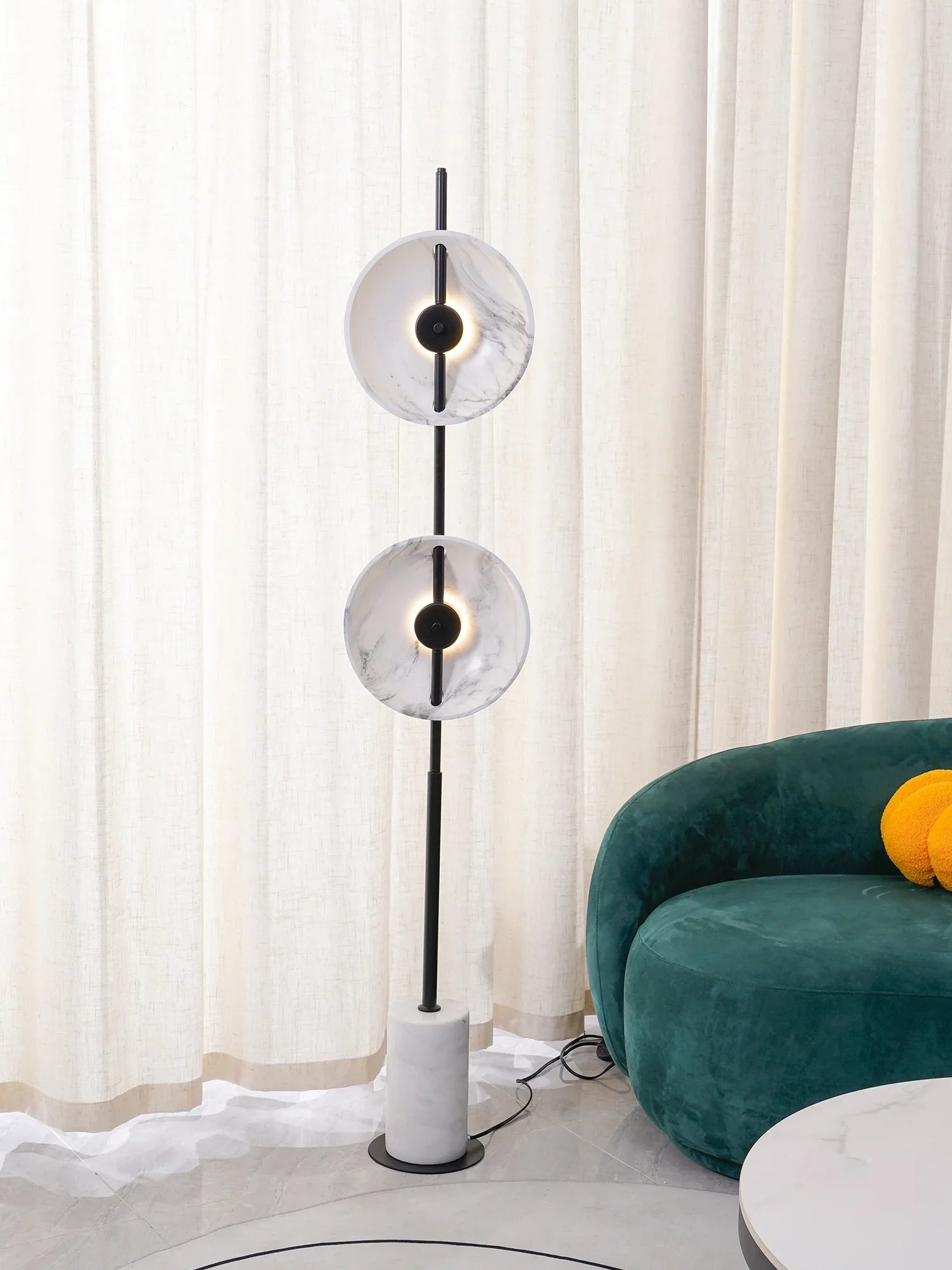 Double Moon Floor Lamp - NexioPick