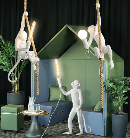 Monkey Pendnant Lamp - NexioPick