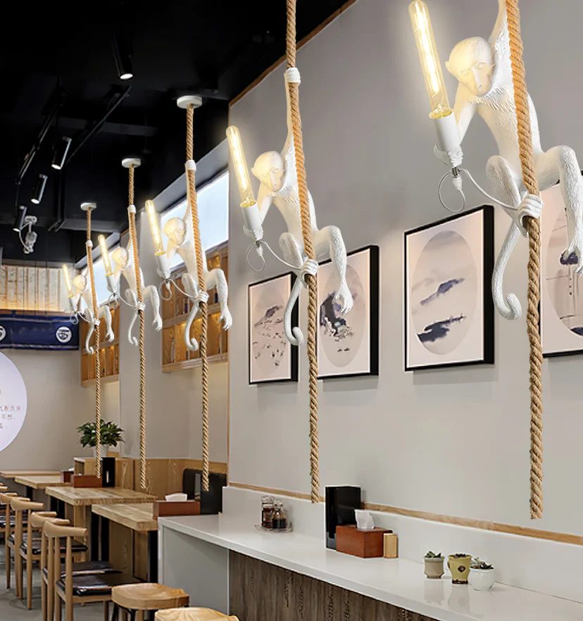 Monkey Pendnant Lamp - NexioPick