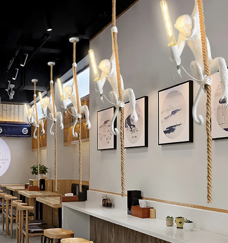 Monkey Pendnant Lamp - NexioPick