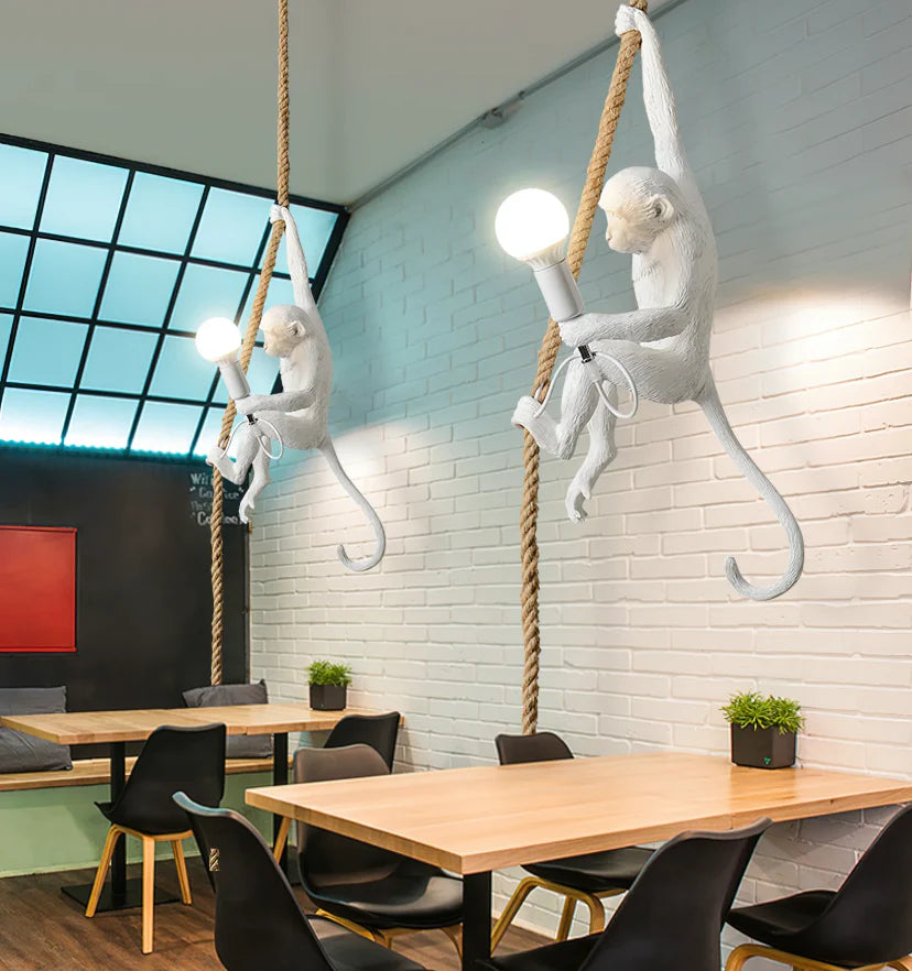 Monkey Pendnant Lamp - NexioPick