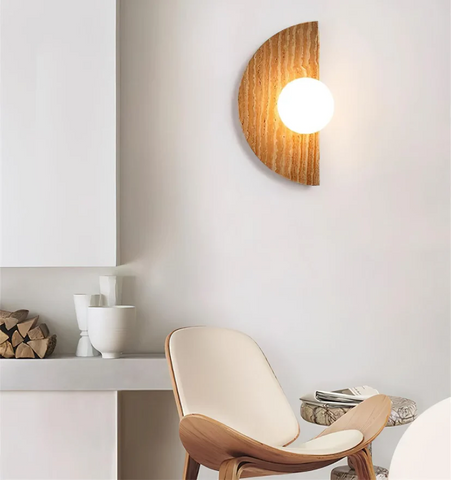 Moon Travertine Wall Light - NexioPick
