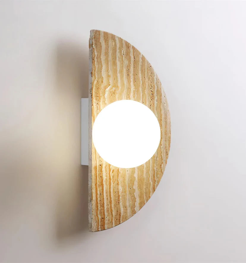 Moon Travertine Wall Light - NexioPick