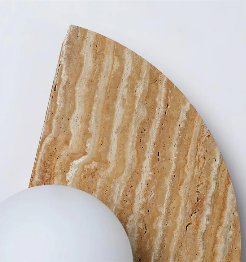 Moon Travertine Wall Light - NexioPick