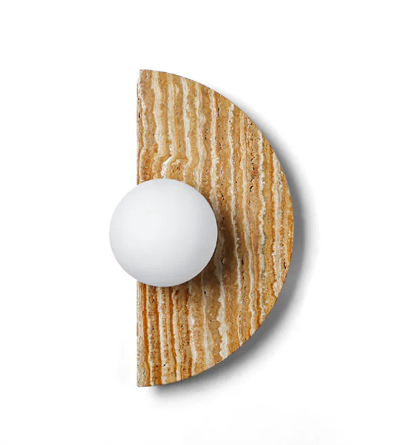 Moon Travertine Wall Light - NexioPick