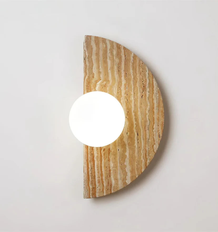Moon Travertine Wall Light - NexioPick