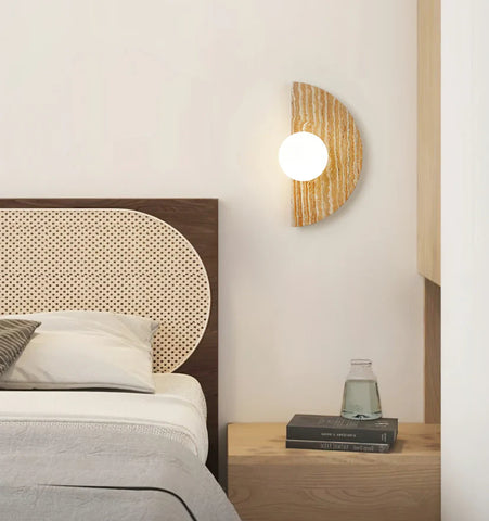 Moon Travertine Wall Light - NexioPick