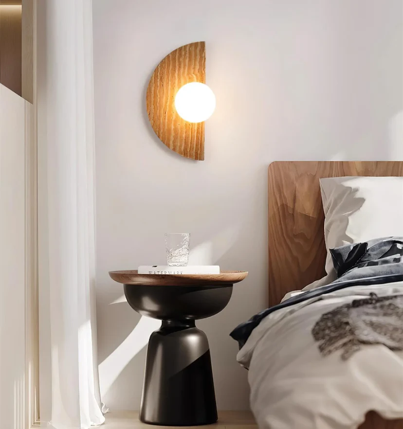 Moon Travertine Wall Light - NexioPick