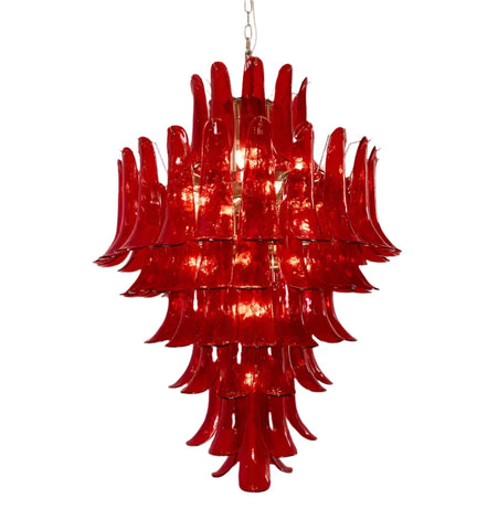 Murano Crimson Cascade Chandelier - NexioPick