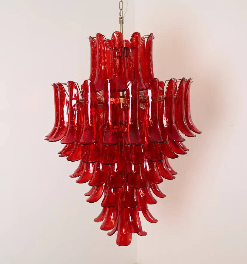 Murano Crimson Cascade Chandelier - NexioPick