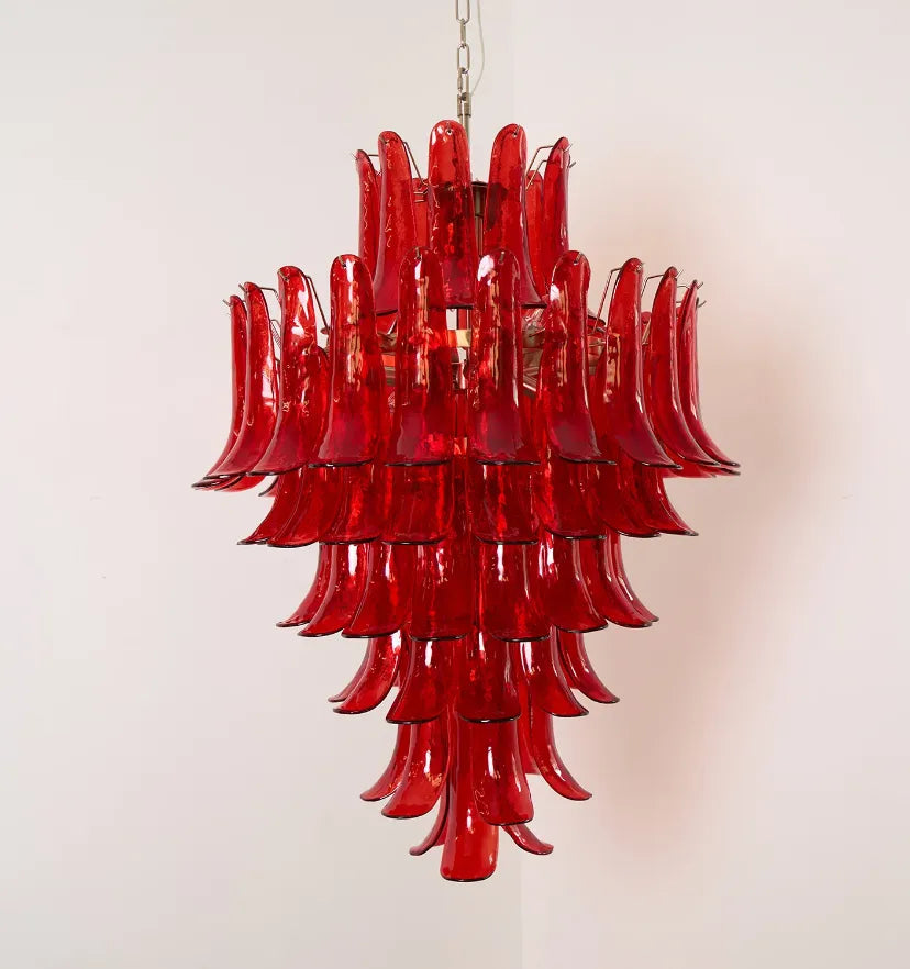 Murano Crimson Cascade Chandelier - NexioPick