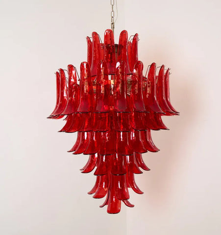 Murano Crimson Cascade Chandelier - NexioPick