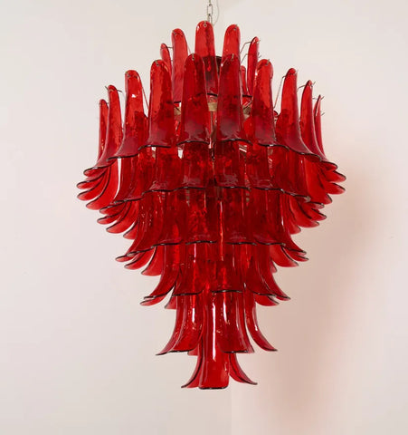 Murano Crimson Cascade Chandelier - NexioPick