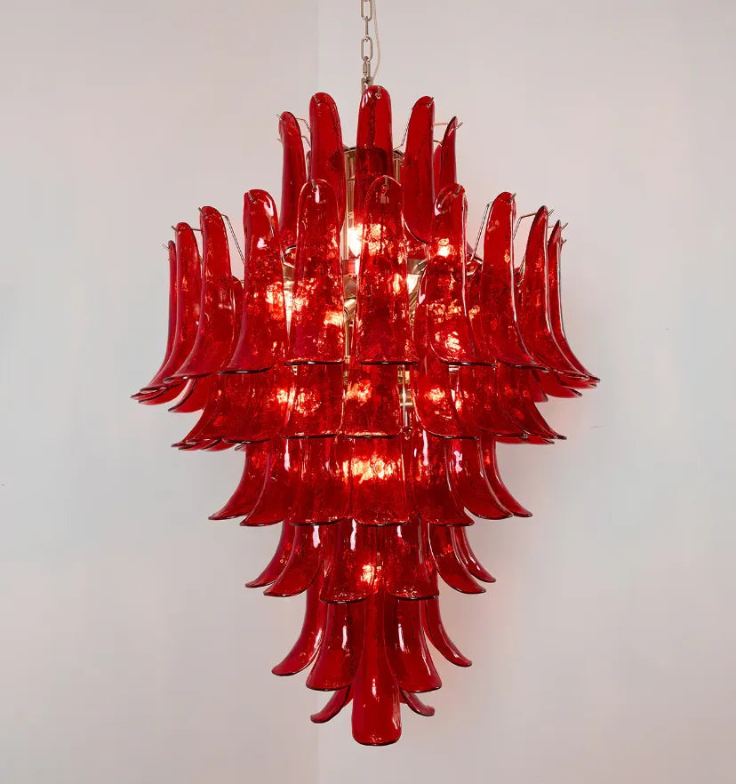 Murano Crimson Cascade Chandelier - NexioPick