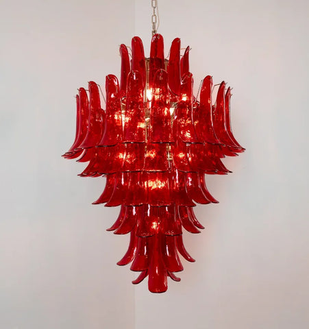 Murano Crimson Cascade Chandelier - NexioPick