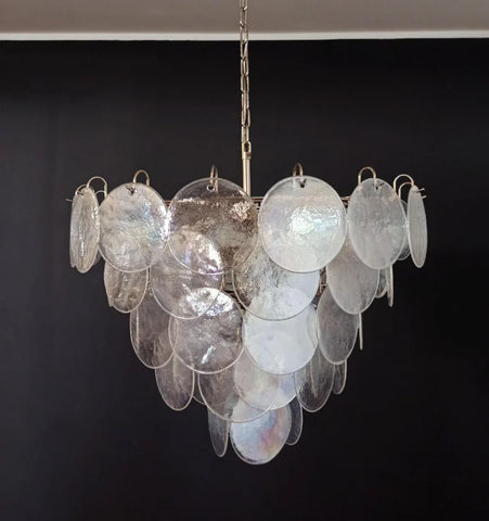 Murano Disc Iridescent Chandelier - NexioPick