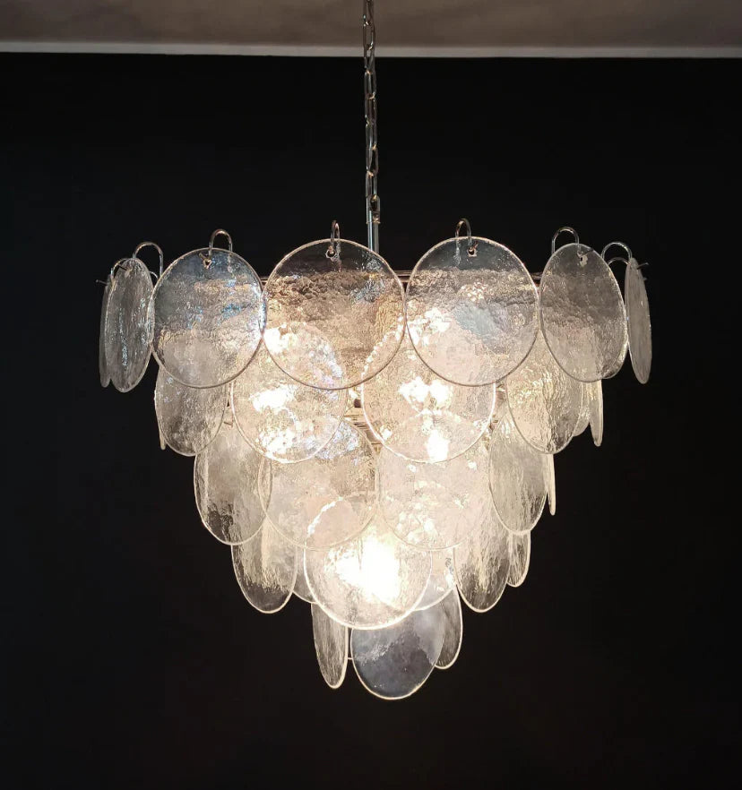 Murano Disc Iridescent Chandelier - NexioPick