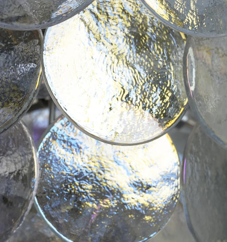 Murano Disc Iridescent Chandelier - NexioPick