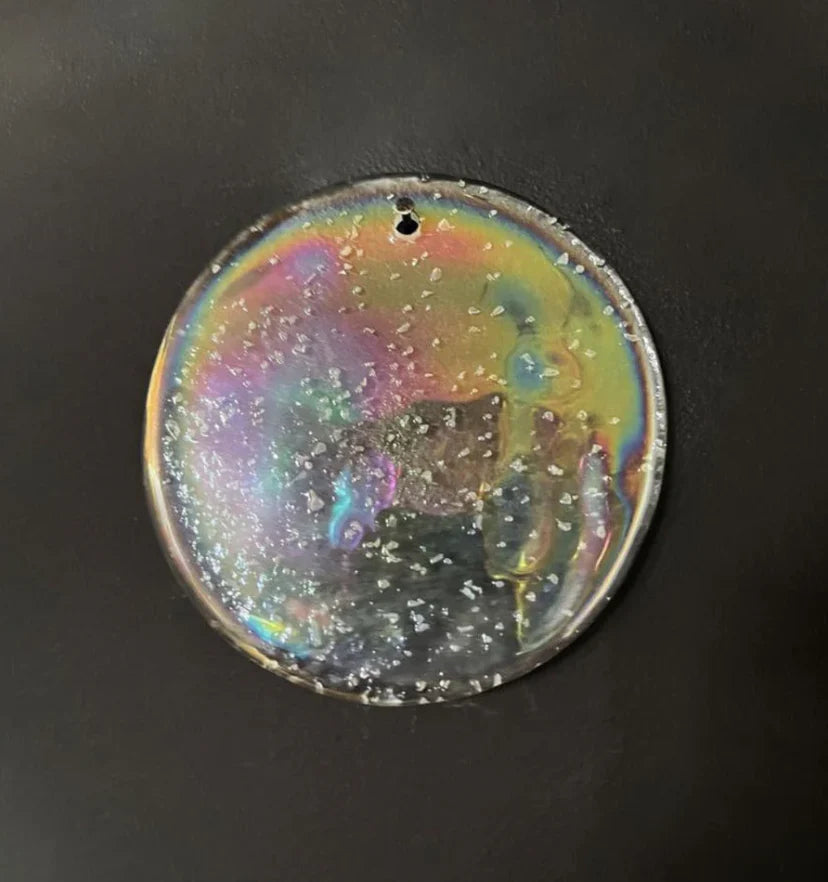 Murano Disc Iridescent Chandelier - NexioPick