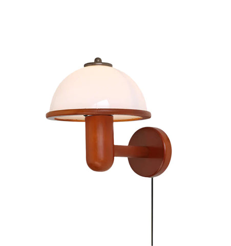 Mushroom Wood Wall Lamp - NexioPick