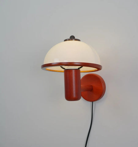 Mushroom Wood Wall Lamp - NexioPick