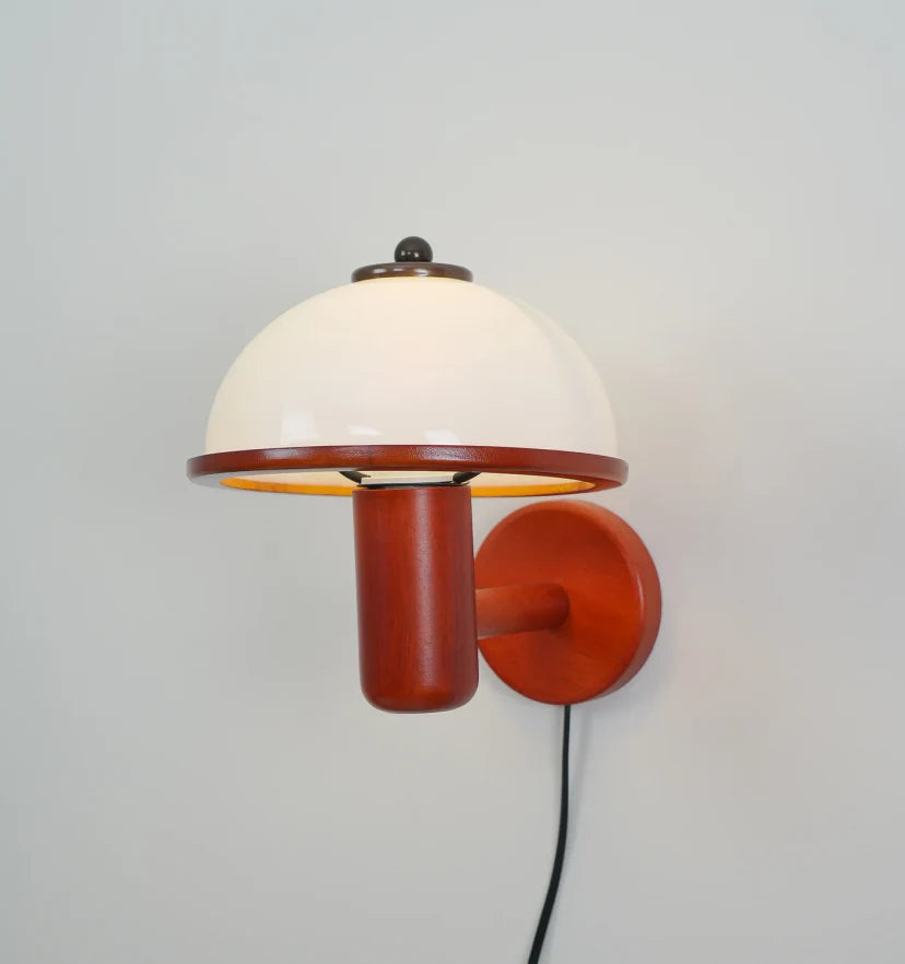 Mushroom Wood Wall Lamp - NexioPick