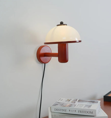 Mushroom Wood Wall Lamp - NexioPick