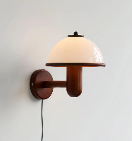Mushroom Wood Wall Lamp - NexioPick