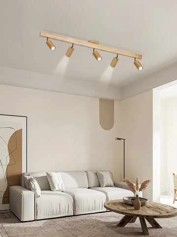 Natural Wood Beam Spotlight Light - NexioPick