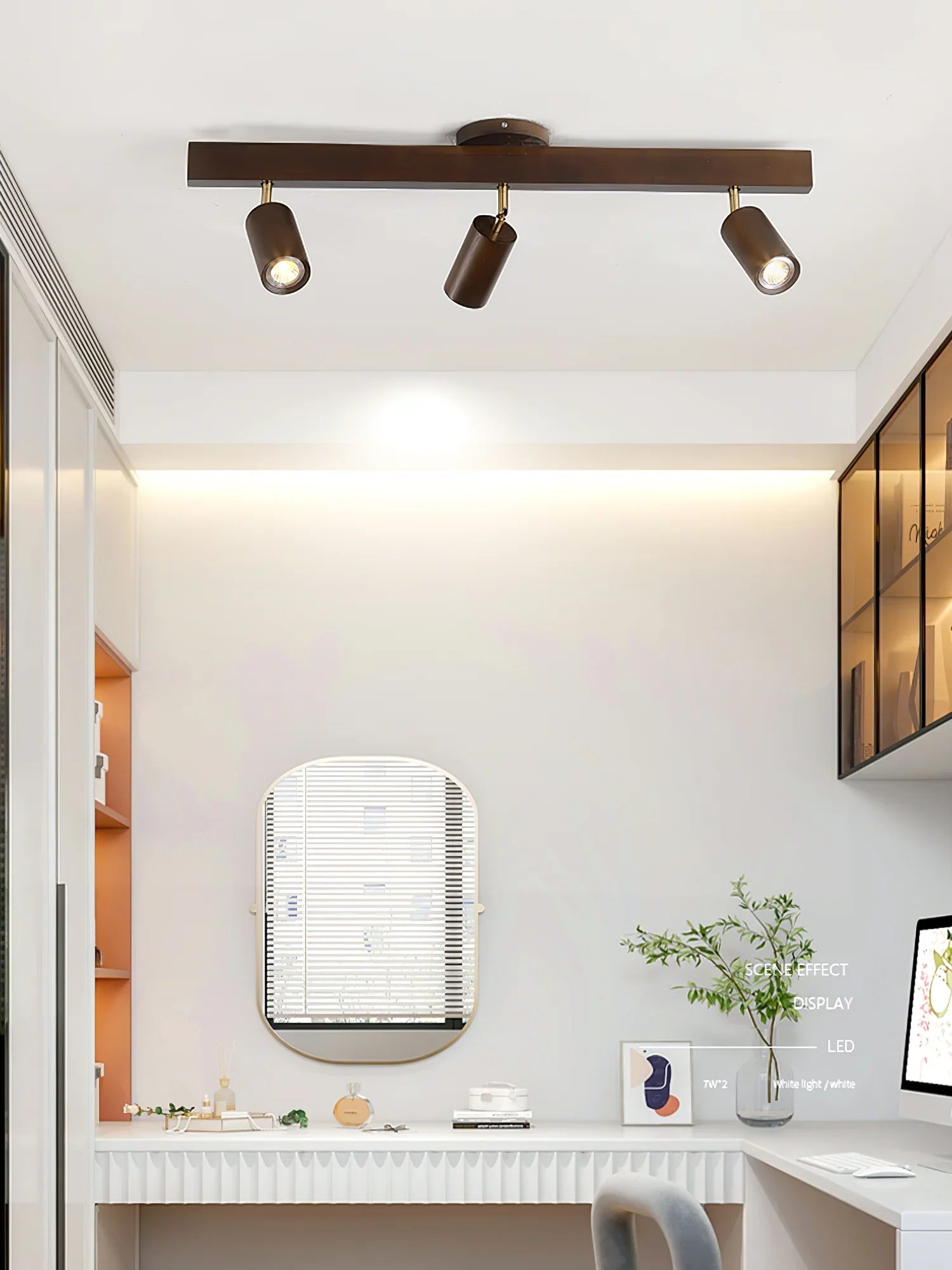 Natural Wood Beam Spotlight Light - NexioPick