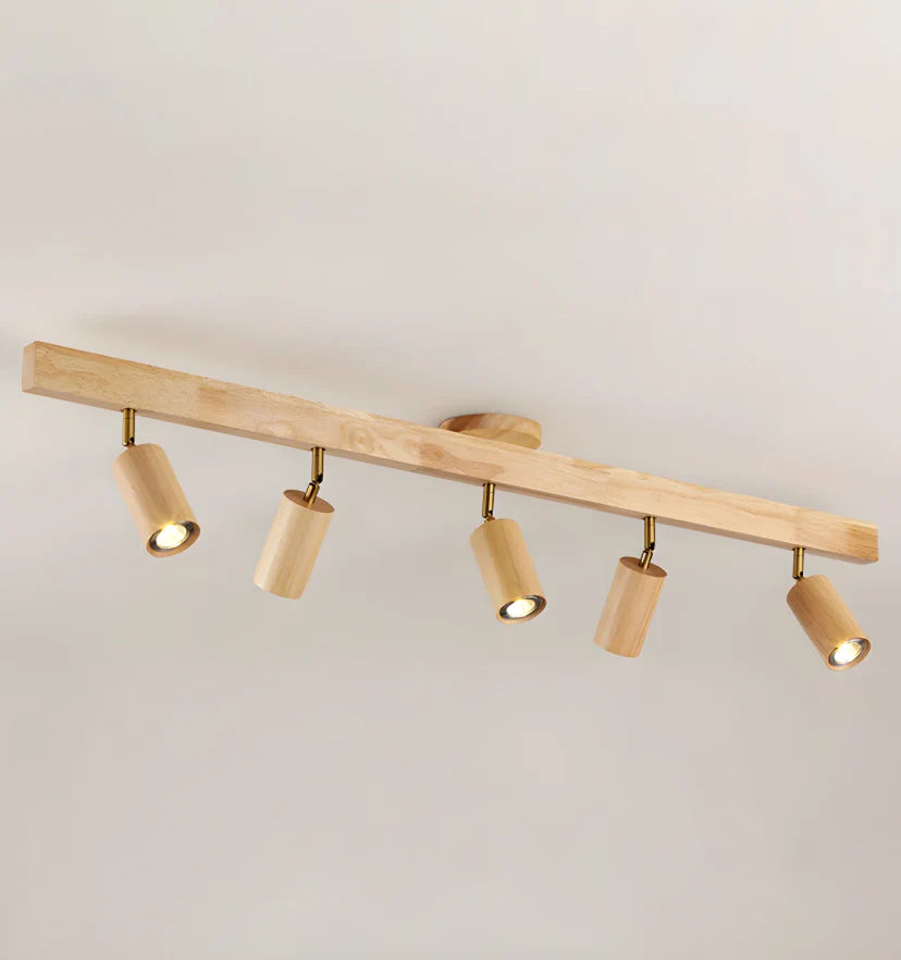 Natural Wood Beam Spotlight Light - NexioPick