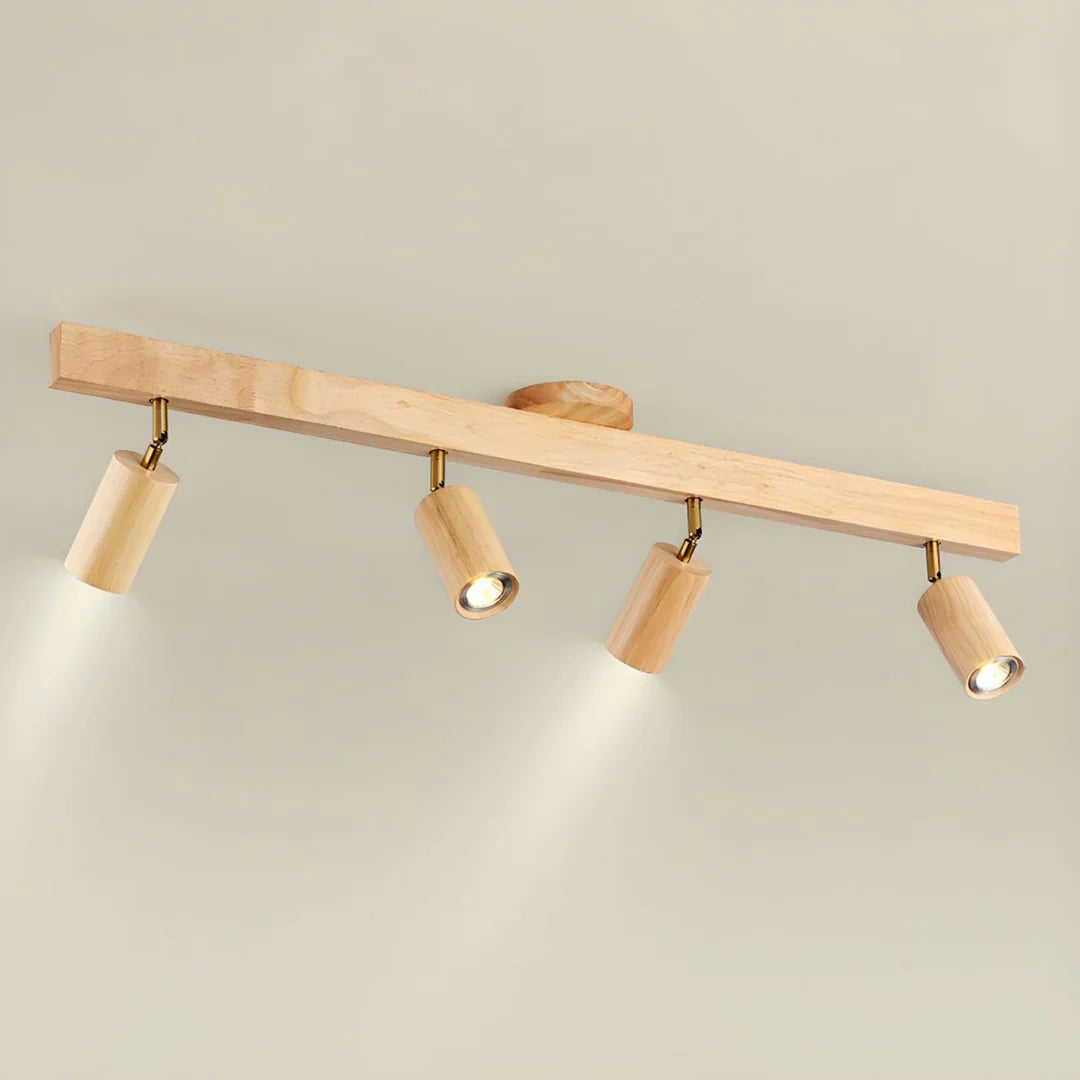 Natural Wood Beam Spotlight Light - NexioPick