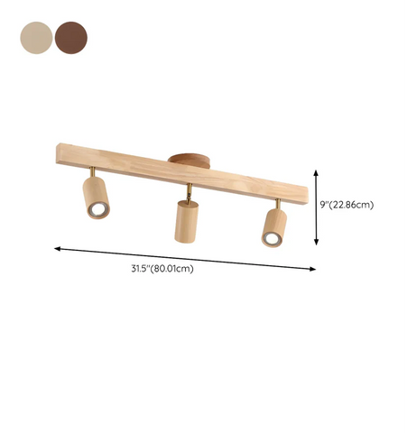 Natural Wood Beam Spotlight Light - NexioPick