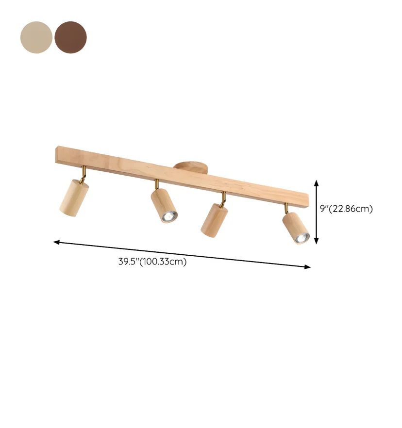 Natural Wood Beam Spotlight Light - NexioPick